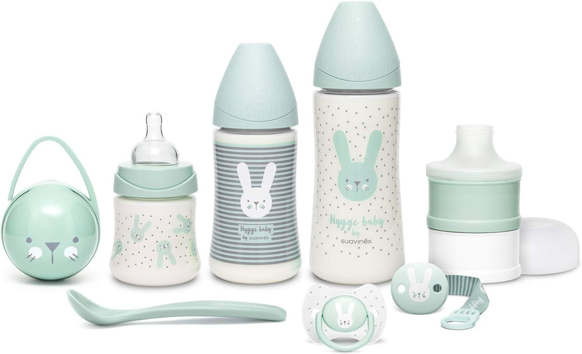 Welcome baby set, verde, Hygge Suavinex